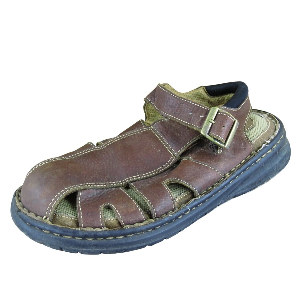 Earth Men's Simon Fisherman Brown Leather Size 11 Medium‎  Used 2025